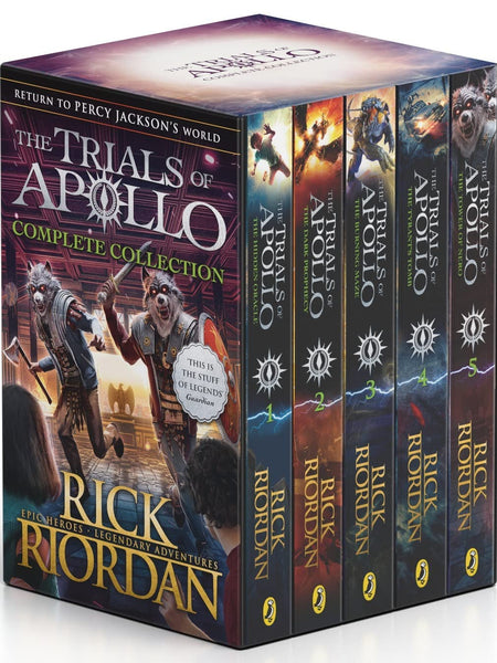 THE TRIALS OF APOLLO: COMPLETE COLLECTION 5 BOOKS SET
