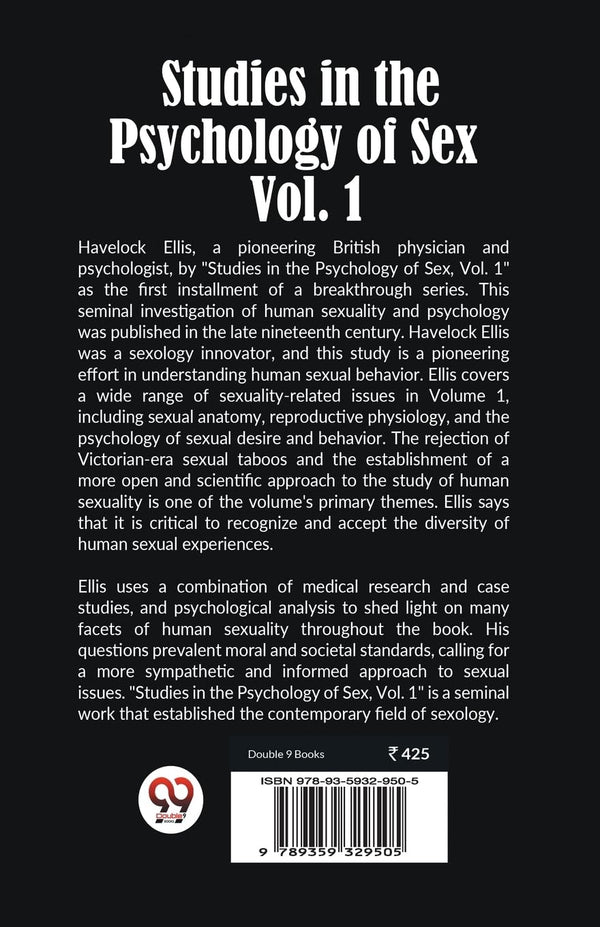 Studies in the Psychology of Sex Vol. 1 [Paperback] Havelock Ellis by Havelock Ellis