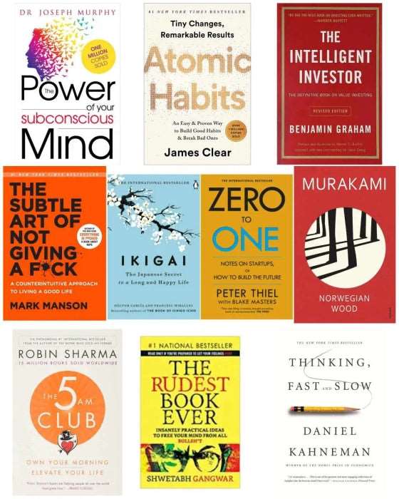 10 Books Combo Insightful Mindset Collection