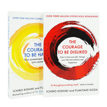 Ichiro Kishimi 2 Books Collection Set (The Courage to be Happy, The Courage To Be Disliked)