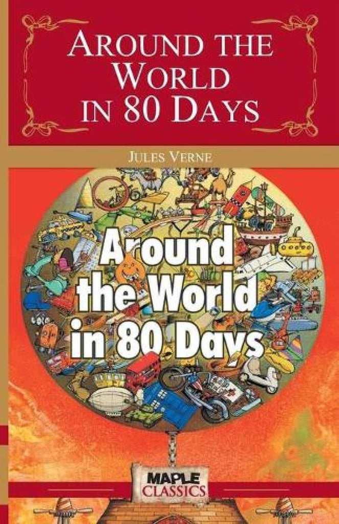 Around the World in 80 Days by Jules Verne Bindass Books