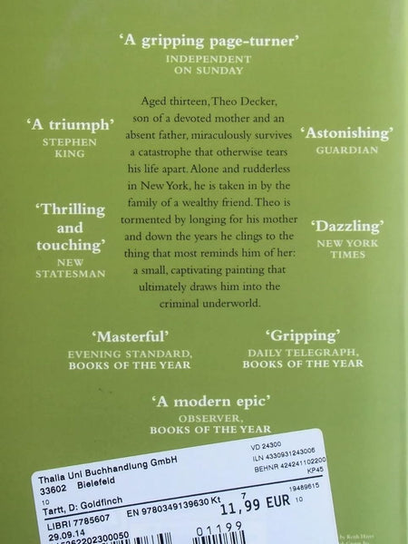 The Goldfinch by Donna Tartt