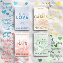 Anu huang Twisted 4 Book Set : Twisted love, Twisted Games, Twisted Hate, Twisted Lies