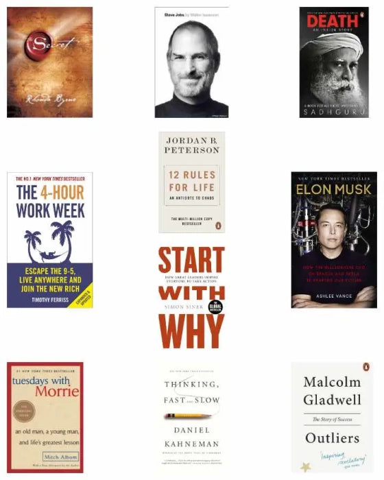 10 book set Insightful Journeys Collection: Wisdom, Innovation, and Reflections