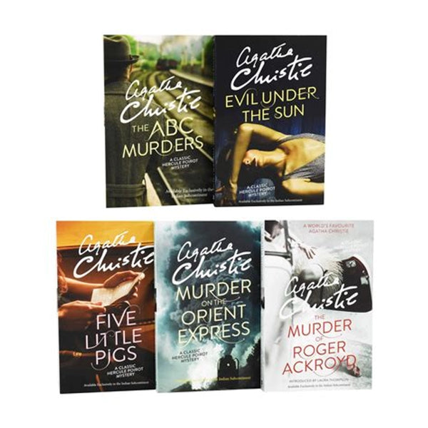 Classic Agatha Christie Mystery 5-Book Set (Paperback English)