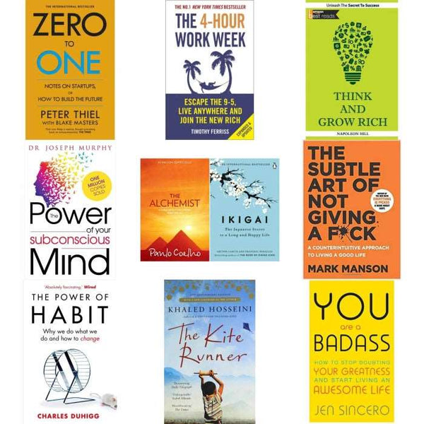 10 book combo self help