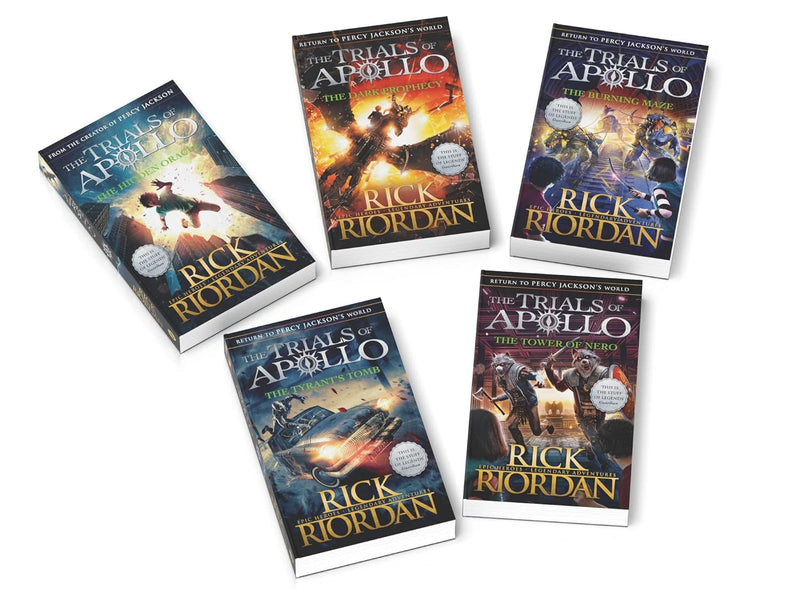 THE TRIALS OF APOLLO: COMPLETE COLLECTION 5 BOOKS SET