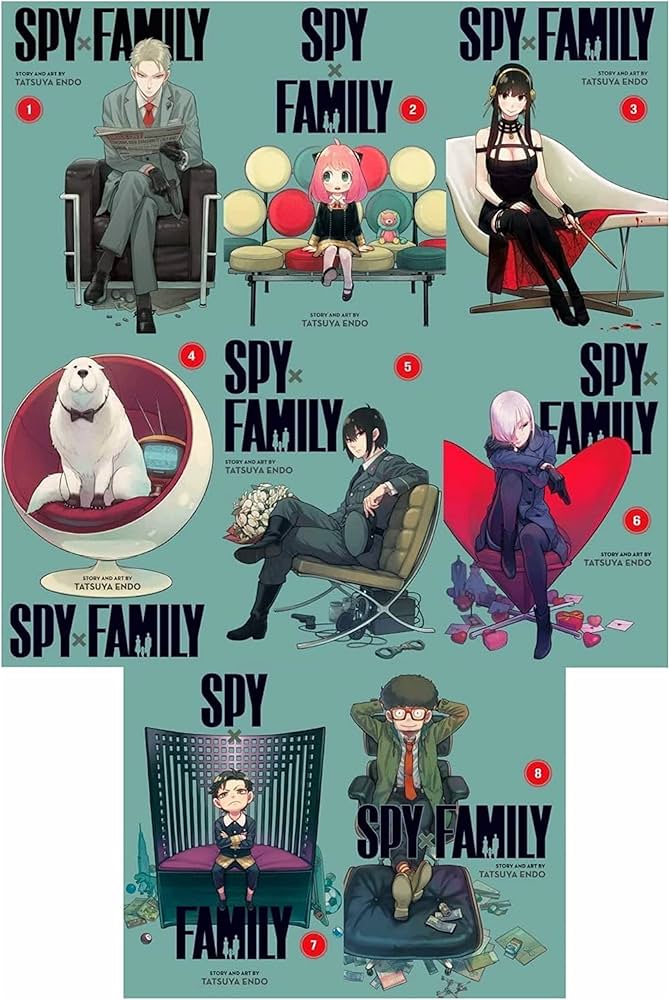 Spy x Family Set: Volumes 1-8 by Tatsuya Endo