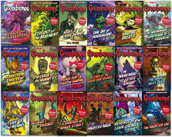 The Classic Goosebumps Series 18 Books Collection Set By R. L. Stine by R. L. Stine