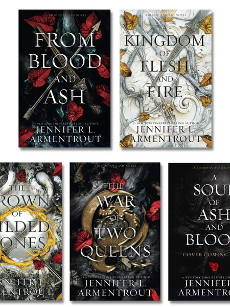 Blood and Ash Complete Series Collection Set, Books 1-5