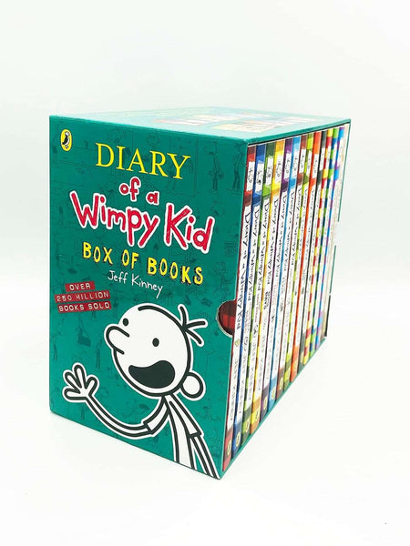 Diary of a Wimpy Kid 14 book Box Set - by Jeff Kinney