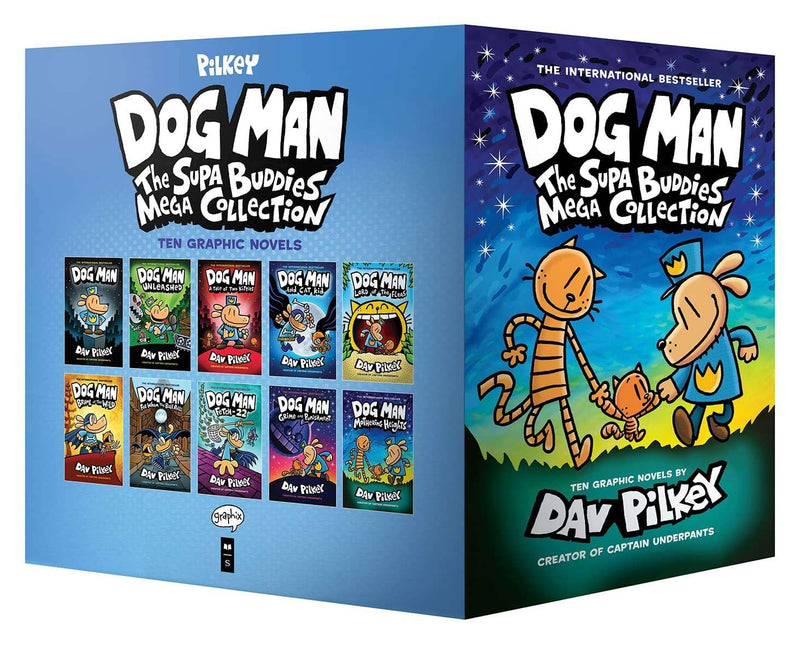 Dog Man: The Supa Buddies Mega Collection: From the Creator of Captain Underpants (Dog Man #1-10 Box Set) by Dav Pilkey