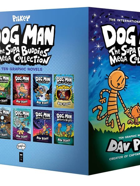Dog Man: The Supa Buddies Mega Collection: From the Creator of Captain Underpants (Dog Man #1-10 Box Set) by Dav Pilkey