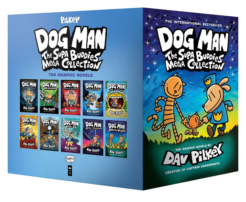 Dog Man: The Supa Buddies Mega Collection: From the Creator of Captain Underpants (Dog Man #1-10 Box Set) by Dav Pilkey