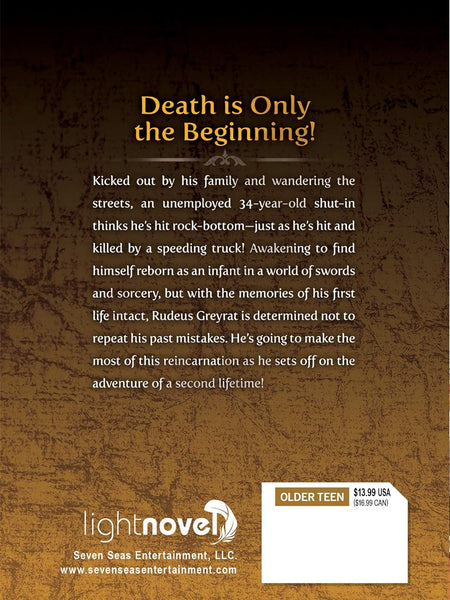 Mushoku Tensei: Jobless Reincarnation (Light Novel) Vol. 1 by Rifujin na Magonote (Author), Shirotaka (Illustrator)