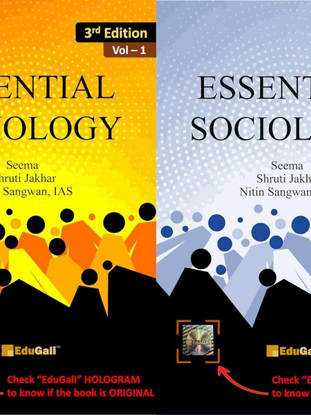 Essential Sociology 3rd ED (Two Volumes)  by IAS Nitin Sangwan, Seema ,Shruti Jakhar