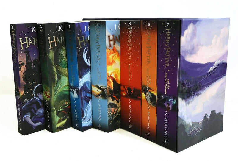 Harry Potter Box Set - Complete Collection Harry Potter Story Books Vol 1-7 And Bonus Book The Cursed Child In Paperback, JK Rowling Kids Children Novel | Singapore - Foto 8