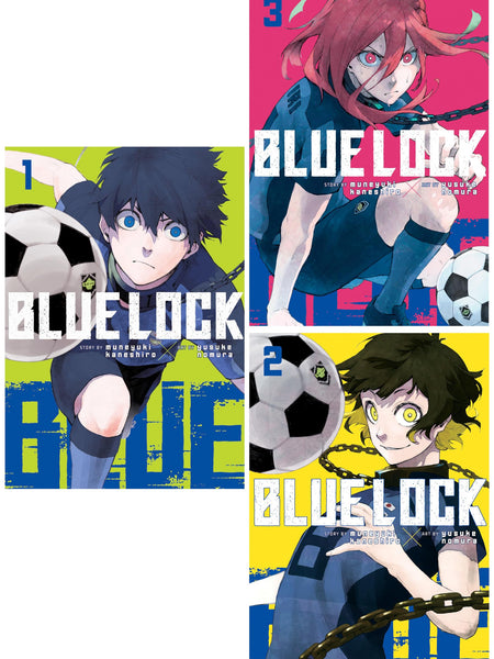 Blue Lock : Vol- 1,2,3 Manga Books 3 Books Combo