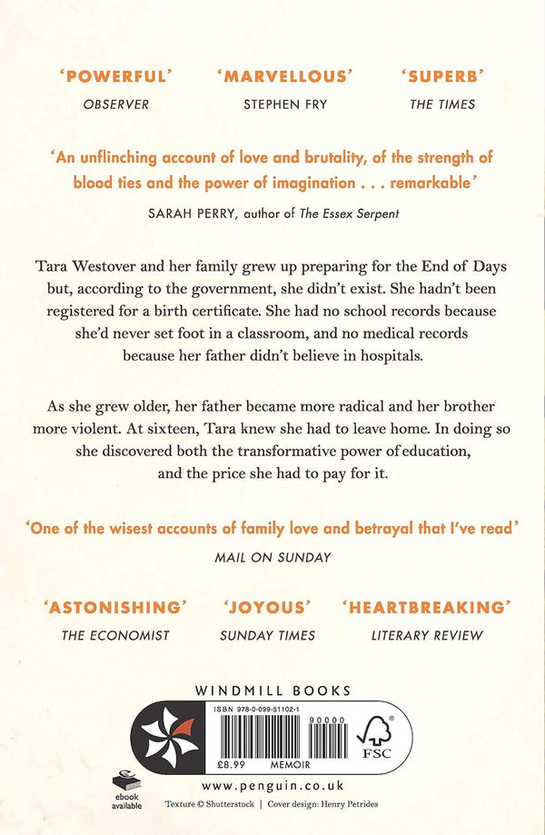 Educated : The international bestselling memoir by Tara Westover