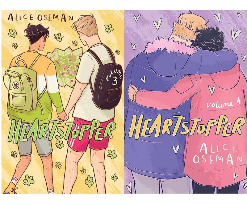 Heartstopper Series (Volumes 1-5) Books Collection Set By Alice Oseman