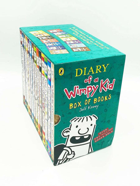 Diary of a Wimpy Kid 14 book Box Set - by Jeff Kinney