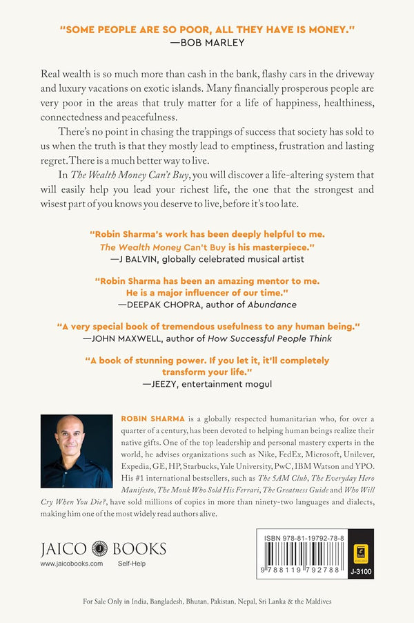 The Wealth Money Can't Buy: The 8 Hidden Habits to Live Your Richest Life Paperback – 9 April 2024 by Robin Sharma