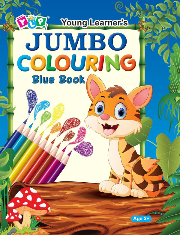 Jumbo Colouring Blue Book by Young Learner