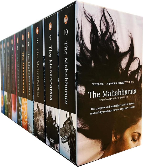 The Mahabharata (Box Set): A Set of 10 Contemporary Books with Mahabharata Stories | Gift the Greatest Story Ever Told this Festive Season | Penguin Classics [Paperback] Debroy, Bibek by Bibek Debroy (Tr)