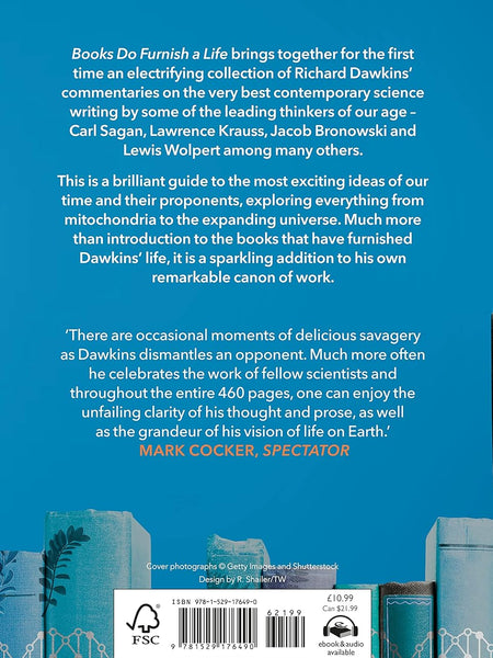 Books Do Furnish a Life: Reading and Writing Science  Richard Dawkins