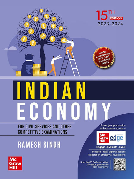 Indian Economy for UPSC (English)| 15th Edition|Civil Services Exam|State Administrative Exams by Ramesh Singh