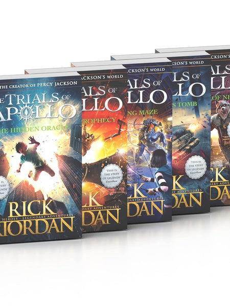 THE TRIALS OF APOLLO: COMPLETE COLLECTION 5 BOOKS SET