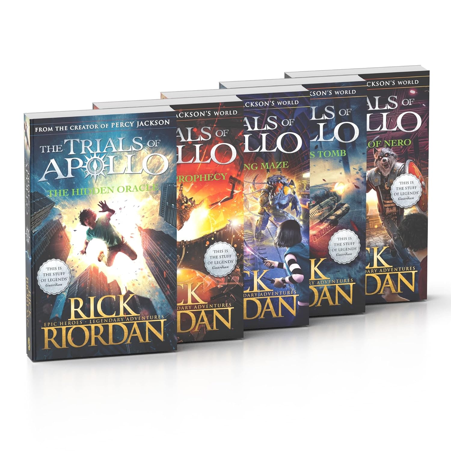 THE TRIALS OF APOLLO: COMPLETE COLLECTION 5 BOOKS SET