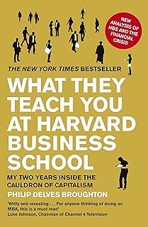 What They Teach You at Harvard Business School: My Two Years Inside the Cauldron of Capitalism [Paperback] Delves Broughton, Philip by Philip Delves Broughton