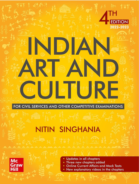 Indian Art and Culture by Nitin Singhania - 4th Edition (2024)