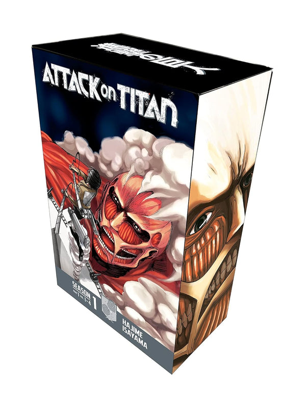 Attack on Titan" by Hajime Isayama - Volumes 1-4