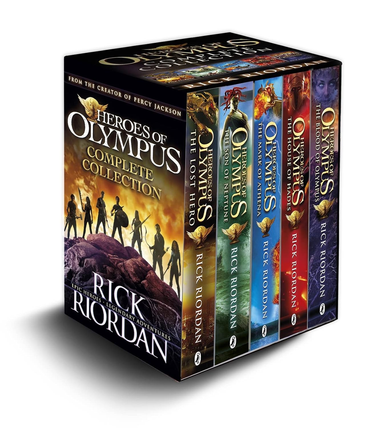 Heroes of Olympus Complete Collection (5 Book Slipcase) by Rick Riordan