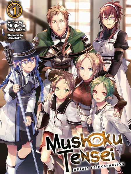 Mushoku Tensei: Jobless Reincarnation (Light Novel) Vol. 1 by Rifujin na Magonote (Author), Shirotaka (Illustrator)
