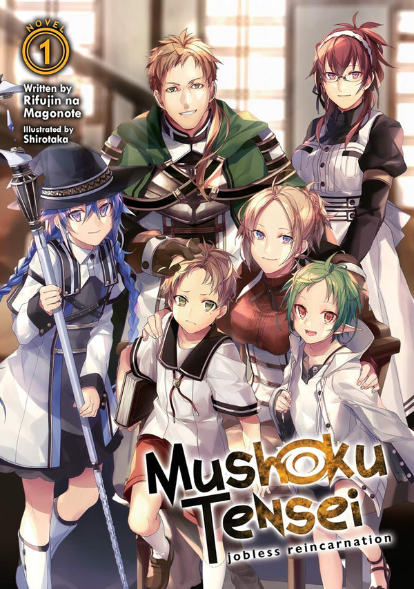 Mushoku Tensei: Jobless Reincarnation (Light Novel) Vol. 1 by Rifujin na Magonote (Author), Shirotaka (Illustrator)