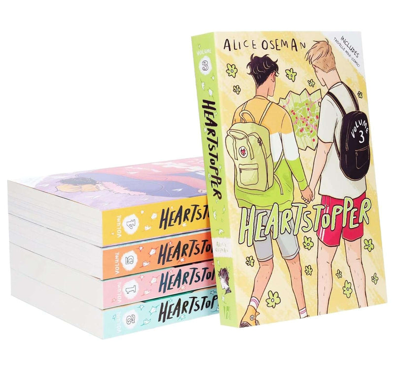 Heartstopper Series (Volumes 1-5) Books Collection Set By Alice Oseman