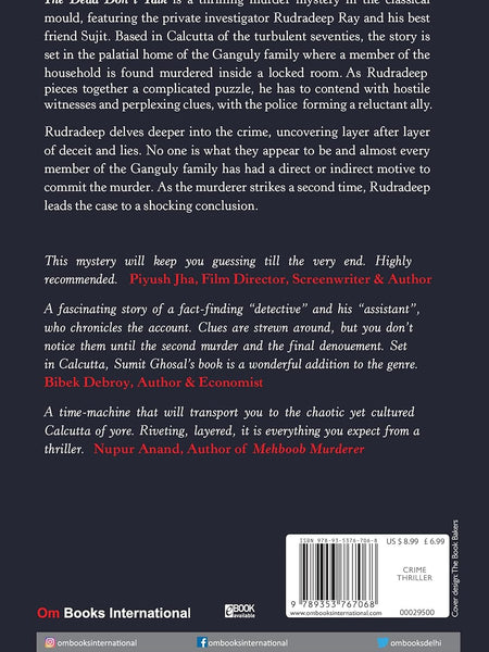 The Dead Don't Talk Book by Sumit Ghosal