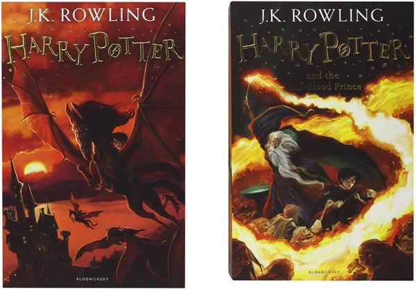 Harry Potter And The Order of the Phoenix , Half Blood Prince 2 Book Set