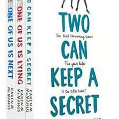 3 book set by Karen M Mcmanus one of us is nex one of us is lying Two can keep secret