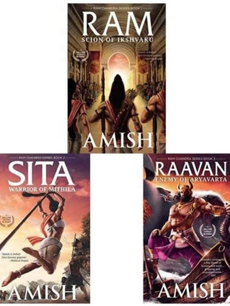 Ram Series by Amish Ram Sita Ravan 3 book set