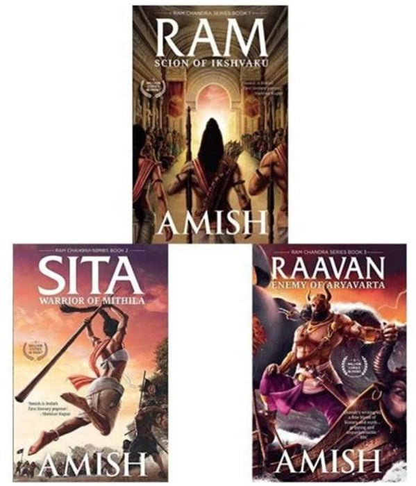 Ram Series by Amish Ram Sita Ravan 3 book set