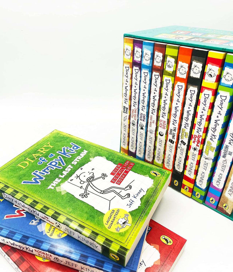 Diary of a Wimpy Kid 14 book Box Set - by Jeff Kinney