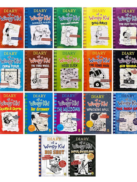 Diary of a Wimpy Kid Box Set - Books 1-12 by Jeff Kinney