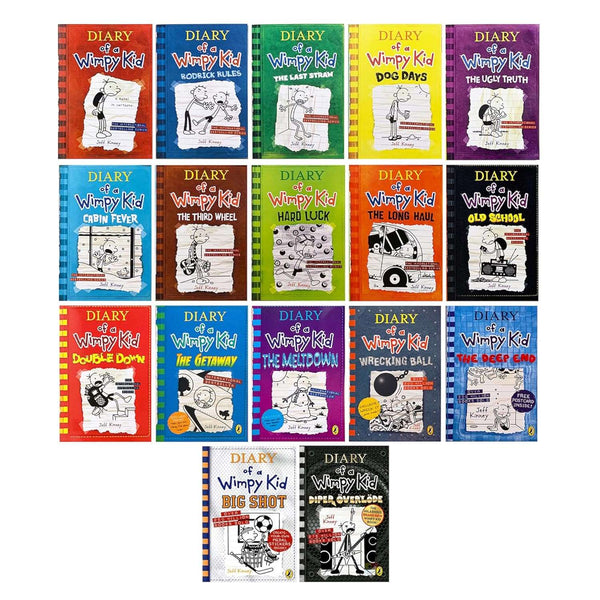 Diary of a Wimpy Kid Box Set - Books 1-12 by Jeff Kinney