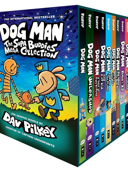 Dog Man: The Supa Buddies Mega Collection: From the Creator of Captain Underpants (Dog Man #1-10 Box Set) by Dav Pilkey