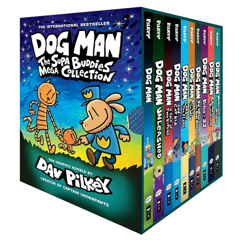 Dog Man: The Supa Buddies Mega Collection: From the Creator of Captain Underpants (Dog Man #1-10 Box Set) by Dav Pilkey