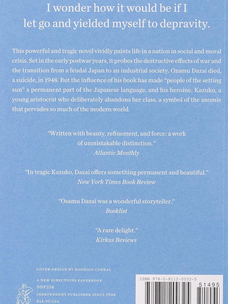 The Setting Sun By Osamu Dazai (Author), Donald Keene (Translator)